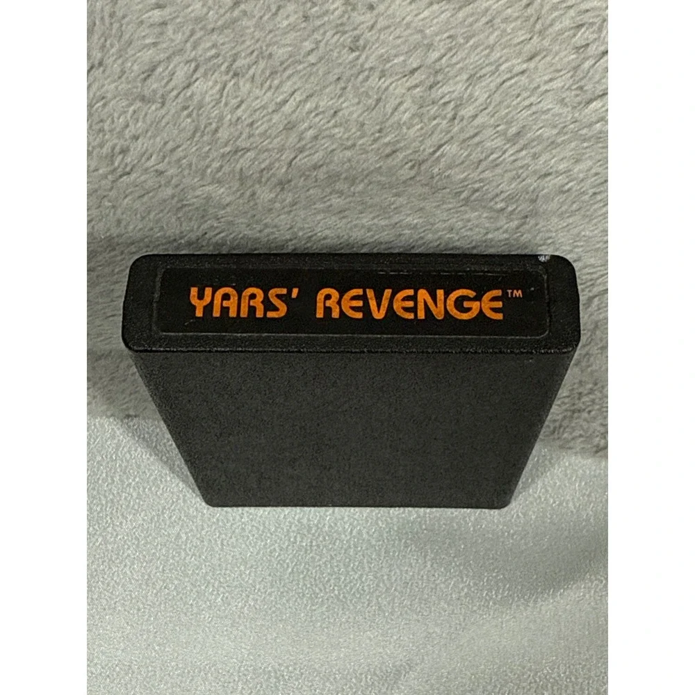 Atari Yars' Revenge Video Game Black CX2655 2600 Cartridge 1981 Vintage